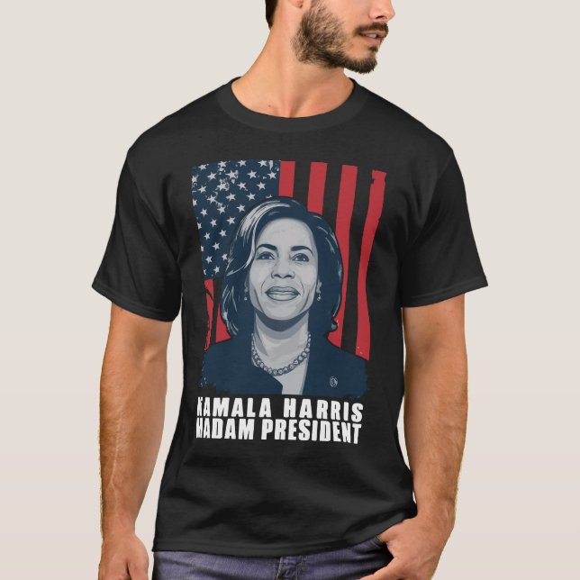 Fru talman Kamala Harris T Shirt (Framsida)