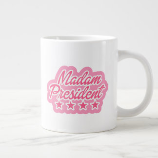 Fru talman Mugg - Rosa Insida & fetstil Jumbo Mugg