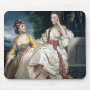 Fru Thrale och henne dotter Hester 1777-78 Musmatta