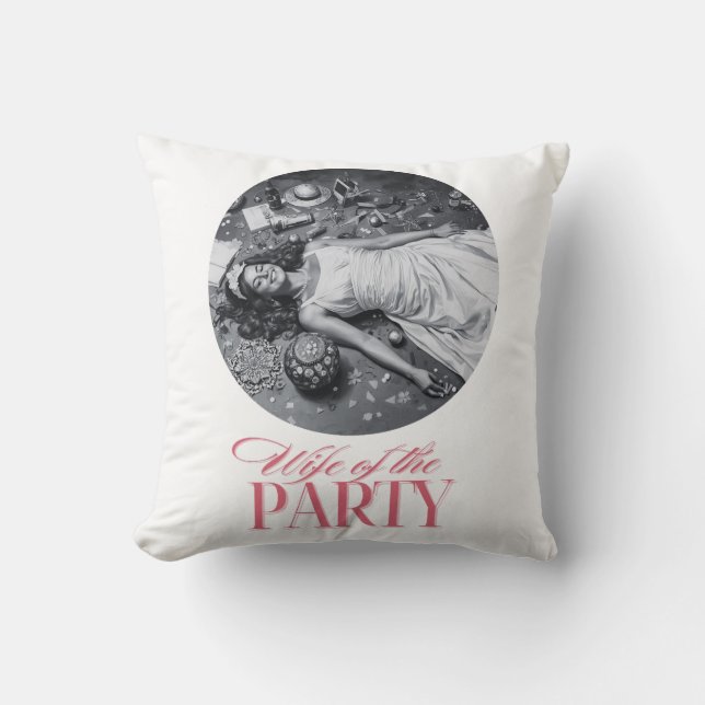 Fru till festen Design | Brudparty Kudde (Framsida)
