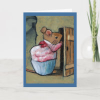 FRU TITTLEMOUSE (i olje- pastell) efter B. Pilla