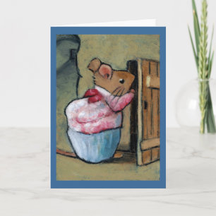 FRU TITTLEMOUSE (i olje- pastell) efter B. Pilla Kort