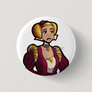 Fruar av det Henry VIII emblem - Anne av Cleves Knapp