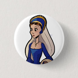 Fruar av det Henry VIII emblem - Anne Boleyn Knapp