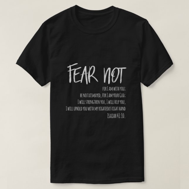 Fruear Not Isaiah T Shirt (Design framsida)