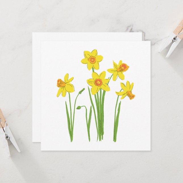 Frühlingsblumen, Narzisse. (Fram/Back In Situ)