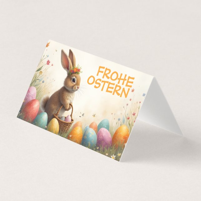 Frühlingsgrüß vom Osterhasen Kort (Framsida)
