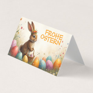 Frühlingsgrüß vom Osterhasen Kort