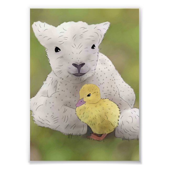 Frühlingskinder Fototryck (Framsidan)