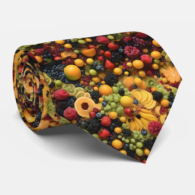 Fruit Älskare Delight Colorful Fruit Platter Slips (Rullad)