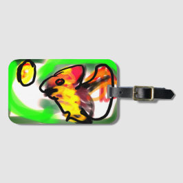 Fruit bat  art bagagebricka