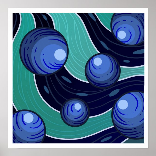 Fruit Blueberry Poster (Framsidan)