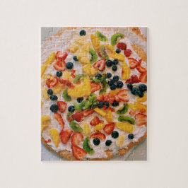 Fruit Cookie Pizza Puzzle Pussel