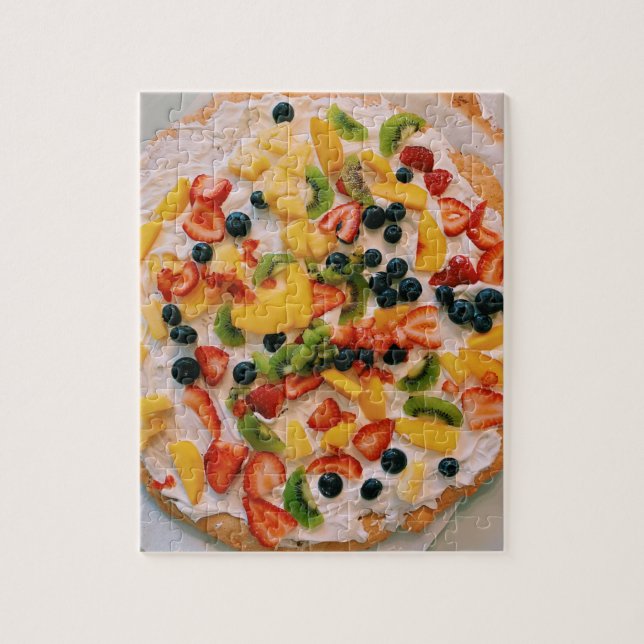 Fruit Cookie Pizza Puzzle Pussel (Vertikal)