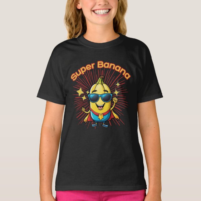 Fruit Hero: Super Banana Adventure kawaii T Shirt (Framsida)