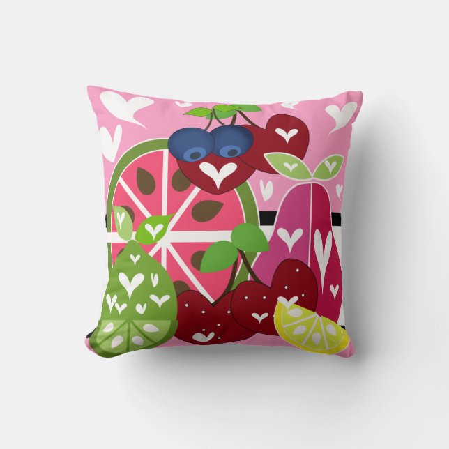 Fruit Kärlek Pillow Kudde (Framsida)