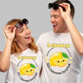 Fruit Label Lemon  T Shirt