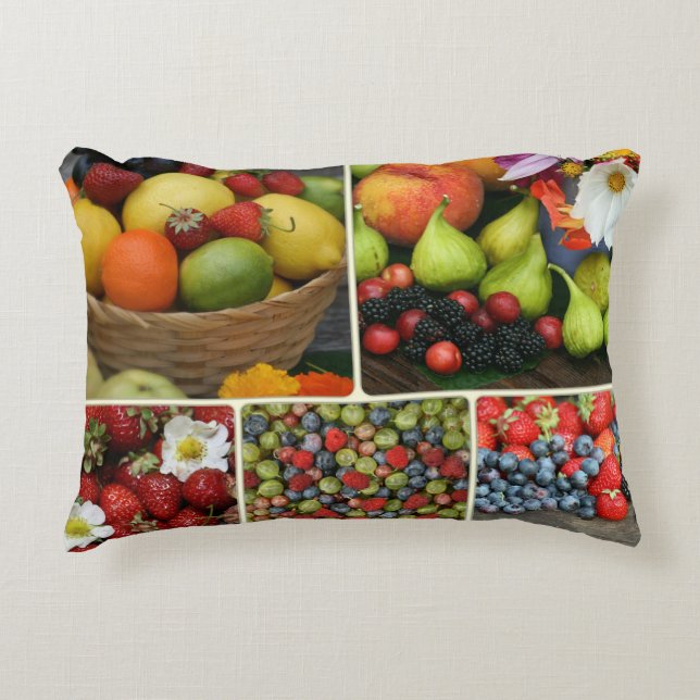 Fruit Medley-accent Pillow Prydnadskudde (Framsidan)