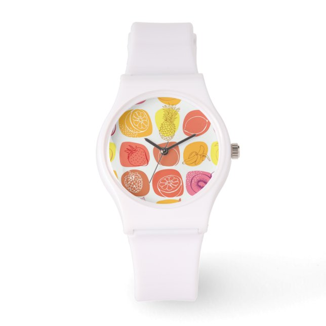 Fruit mönster armbandsur (Framsida)