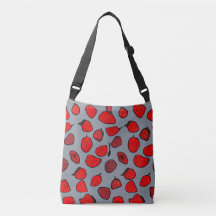 Fruit Mönster Crossbody Bags