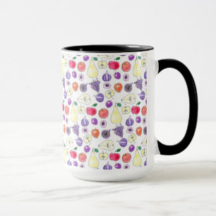 Fruit mönster mugg