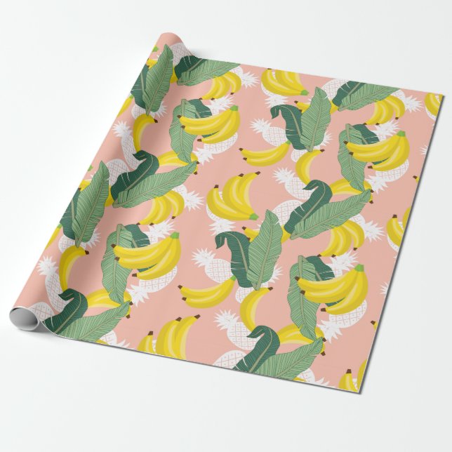Fruit Mönster Presentpapper (Utrullad)