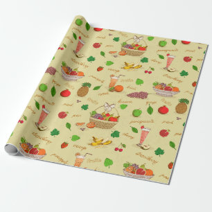 Fruit Mönster Presentpapper