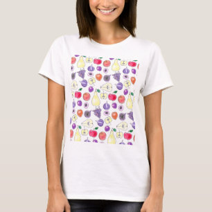 Fruit mönster t shirt