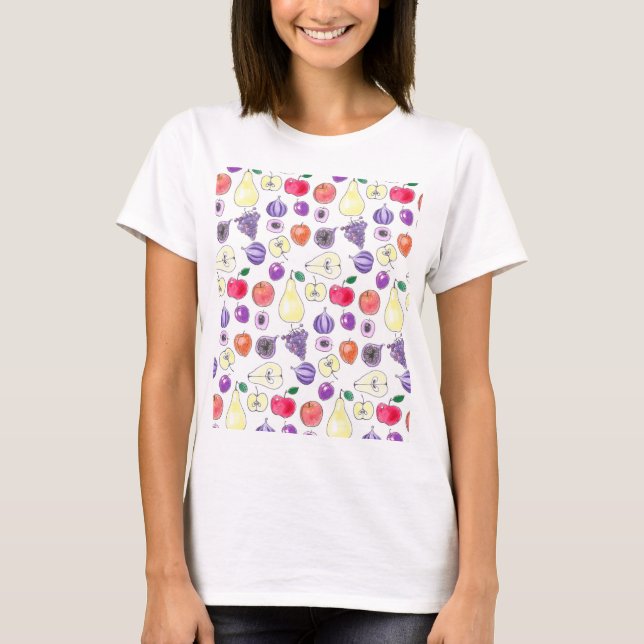 Fruit mönster t shirt (Framsida)