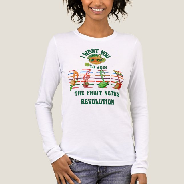 Fruit Note Revolution Women's T-shirt  (Framsida)