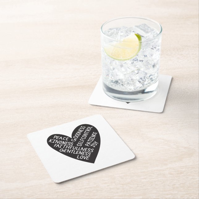 Fruit of spirit underlägg papper kvadrat (Insitu)