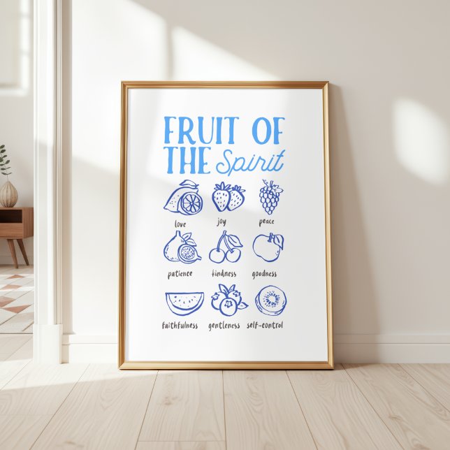 Fruit of the Spirit Christian Wall Art Poster (Skapare uppladdad)