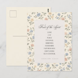 Fruit of the Spirit Galatians 5:22–23 Bible Verse  Vykort