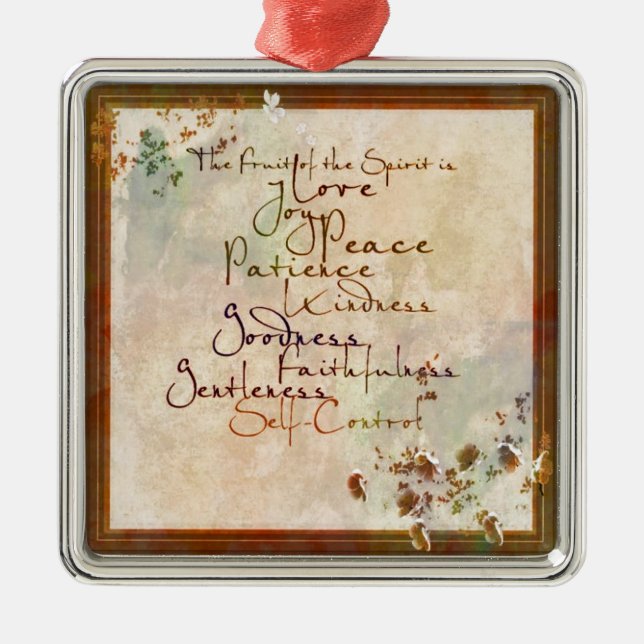 Fruit of the Spirit Metall Ornament (Framsidan)