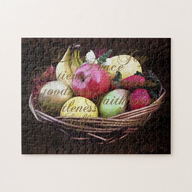 Fruit of the Spirit, Pawardöme Brown Basket Pussel (Horisontell)