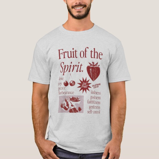 Fruit of the Spirit  T Shirt (Framsida)