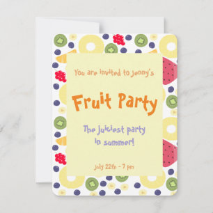 Fruit party - Inbjudan