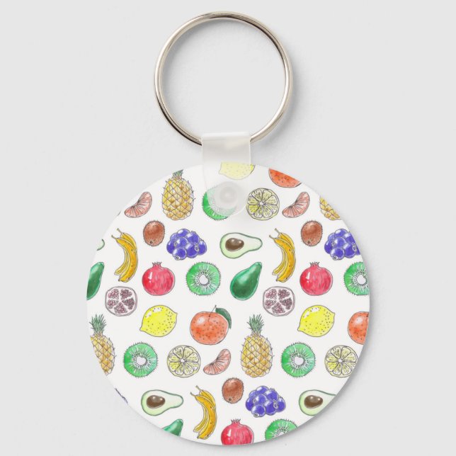 Fruit pattern nyckelring (Framsida)