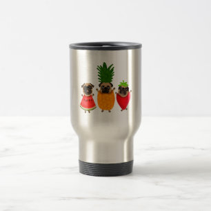 Fruit Pug Cute Hund Gift DJURÄLSKARE Resemugg