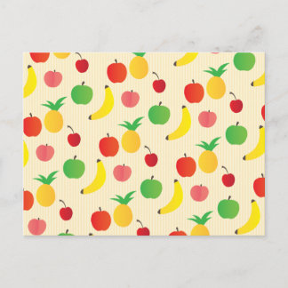 Fruit Salad Mönster Vykort