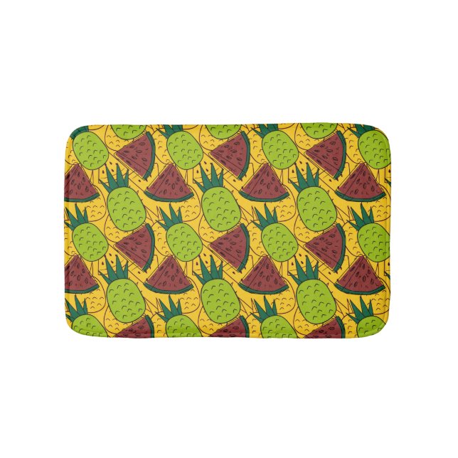 Fruit seamless pattern | Fruit surface pattern 29 Badrumsmatta (Framsidan)