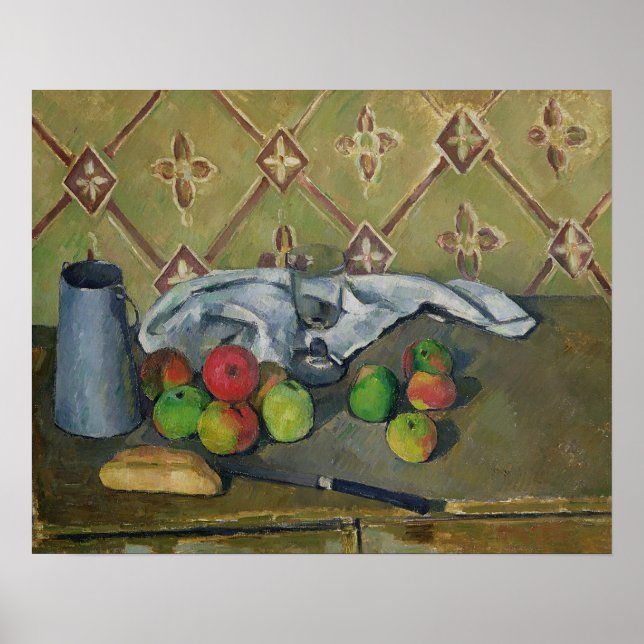 Fruit, Serviette och Mjölk Jug, 1879-82 Poster (Framsidan)
