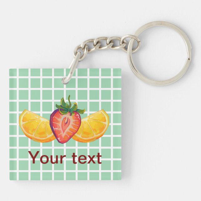 Fruit, Strawberry, orange (Baksidan)