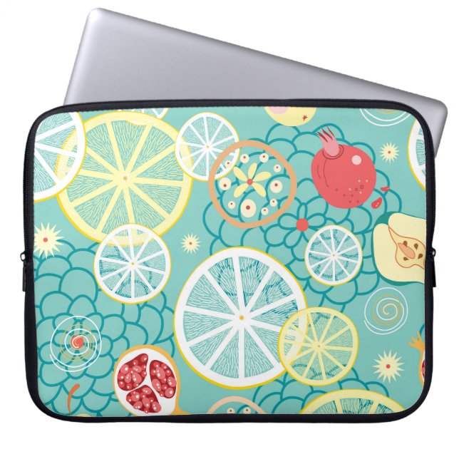 Fruit Struktur, Vibrant Background. Laptop Fodral (Framsidan)