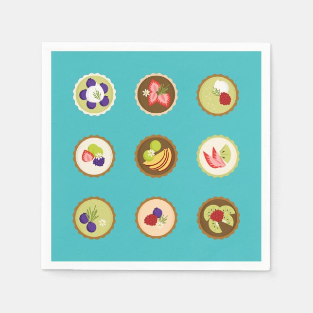 Fruit Tarts Pappersservett (Framsidan)