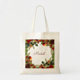 Fruit Tote Bag Tygkasse