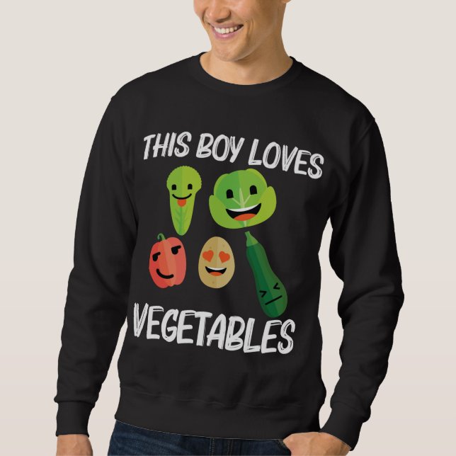 Fruit Veggies Garde Lång Ärmad Tröja (Framsida)