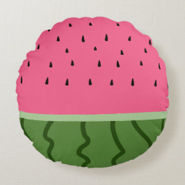 Fruit Watermelon Rund Kudde