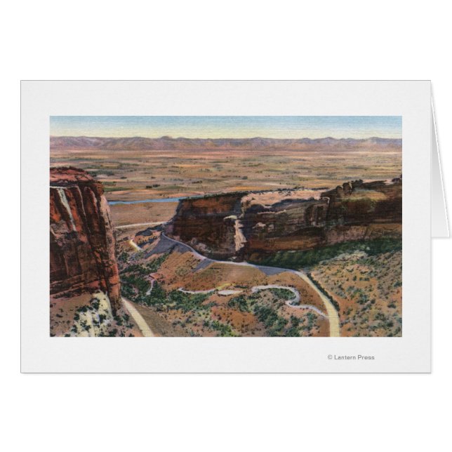 Fruita Canyon & Monument Rim Drive Hälsningskort (Framsidan Horizontal)