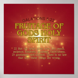 FRUITAGE OG GODS Heliga Spirit Poster